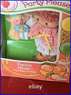 Vintage Strawberry Shortcake RARE Party Pleaser Peach Blush Mint In Box