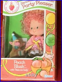 Vintage Strawberry Shortcake RARE Party Pleaser Peach Blush Mint In Box