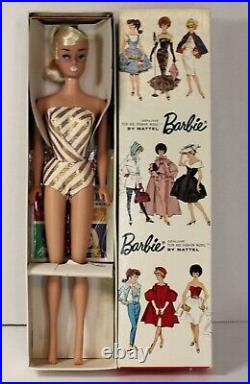 Vintage Swirl Platinum Barbie, Mint In Original Box With Accessories, Stunning