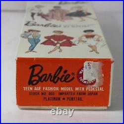 Vintage Swirl Platinum Barbie, Mint In Original Box With Accessories, Stunning