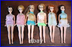 Vintage Topper Dawn Dolls Lot with clothes Dawn and Friends Dolls 1970 toys