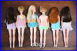 Vintage Topper Dawn Dolls Lot with clothes Dawn and Friends Dolls 1970 toys