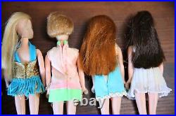 Vintage Topper Dawn Dolls Lot with clothes Dawn and Friends Dolls 1970 toys