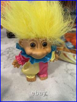 Vintage Troll Doll Lot (18) Russ & Troll Doll House Cave