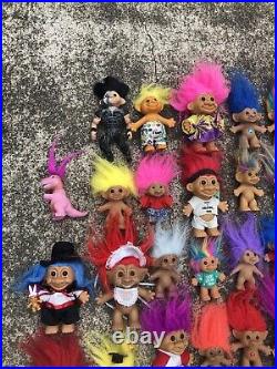 Vintage Troll Dolls Massive Lot Of 108 Collectible RUSS & More