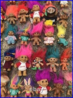 Vintage Troll Dolls Massive Lot Of 108 Collectible RUSS & More