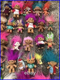 Vintage Troll Dolls Massive Lot Of 108 Collectible RUSS & More