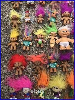 Vintage Troll Dolls Massive Lot Of 108 Collectible RUSS & More