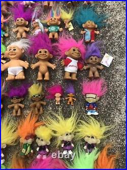 Vintage Troll Dolls Massive Lot Of 108 Collectible RUSS & More