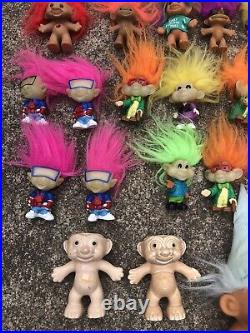 Vintage Troll Dolls Massive Lot Of 108 Collectible RUSS & More