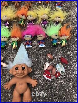 Vintage Troll Dolls Massive Lot Of 108 Collectible RUSS & More