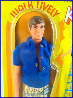 Vintage Walk Lively Ken Doll #1184 Mint In Box Nrfb 1971 Barbie Mattel