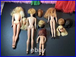 Vintage White Ginger Bubblecut Barbie Lot Skipper PJ Lots More WOW