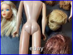 Vintage White Ginger Bubblecut Barbie Lot Skipper PJ Lots More WOW