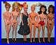 Vintage assorted dolls Camay brunette, Barbie Clone 1958, Shillman Doll 6 lot