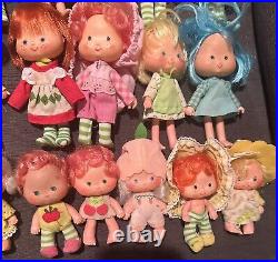 Vintage strawberry shortcake lot 23 dolls