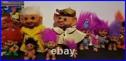 Vintage to now Troll lot 20 trolls ace novelty russ troll dolls troll banks