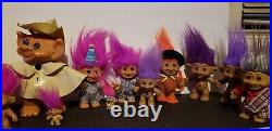 Vintage to now Troll lot 20 trolls ace novelty russ troll dolls troll banks