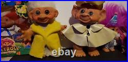 Vintage to now Troll lot 20 trolls ace novelty russ troll dolls troll banks