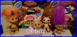 Vintage to now Troll lot 20 trolls ace novelty russ troll dolls troll banks