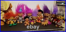 Vintage to now Troll lot 20 trolls ace novelty russ troll dolls troll banks