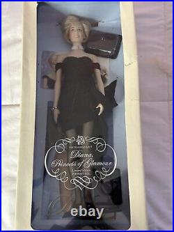 Vinyl dolls collectible franklin mint Princes Diana Princess Of Glamour LD
