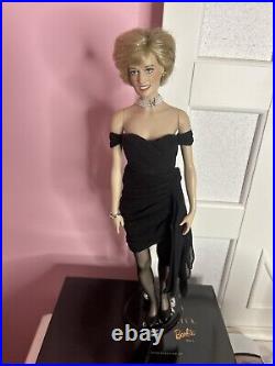 Vinyl dolls collectible franklin mint Princes Diana Princess Of Glamour LD