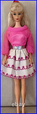 Vtg 1960s Barbie Lot Barbie Ken Midge Francie Barbie Clothes Lot & Barbie Box