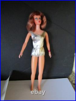 Vtg 1969 Dramatic New Living Barbie Doll Titan Original Box MINT