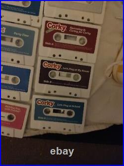 Vtg 1985 1986 PLAYMATES CRICKET + CORKY DOLL LOT TAPES + ORIGINAL CLOTHES+ Books