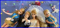 Vtg 4 Topper Dawn Wedding Lot! HTF Ron and Head To Toe Bride & 2 Dawns +Extras