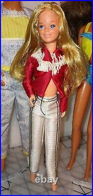 Vtg 70's/'80s Mattel Barbie Lot 7pc. Superstar Fashion Photo, Tracy Bride, Teresa+