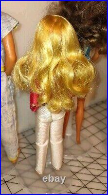 Vtg 70's/'80s Mattel Barbie Lot 7pc. Superstar Fashion Photo, Tracy Bride, Teresa+