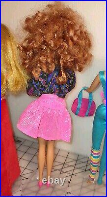 Vtg 70's/'80s Mattel Barbie Lot 7pc. Superstar Fashion Photo, Tracy Bride, Teresa+