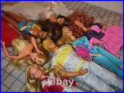 Vtg 70's/'80s Mattel Barbie Lot 7pc. Superstar Fashion Photo, Tracy Bride, Teresa+
