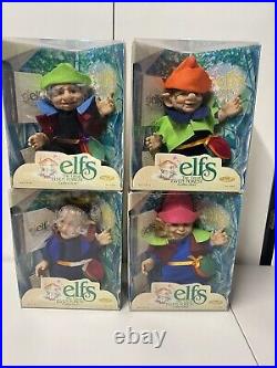 Vtg Berenguer Elfs The Great Elven Forest Collection Lot Of 4 NRFB