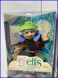 Vtg Berenguer Elfs The Great Elven Forest Collection Lot Of 4 NRFB
