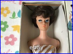 Vtg European Bubblecut Barbie Brunette Nrfb Mint In Box, Wrist Tag+ #850