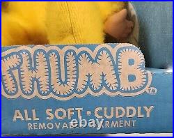 Vtg HTF 1975 BABY THUMB Doll #555 Horsman Mint in Sealed Box YELLOW Monchhichi