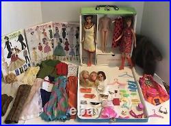 Vtg Mod Brunette TNT Barbie-Francie Dolls 1960s Clothes & Accessories Mixed Lot
