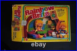 Vtg Rainbow Brite 1983 Color Cottage With Original Box, Accessories, & Dolls