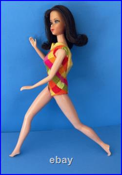 Vtg. TNT Marlo Flip head/1966 TNT knees bend Korea body-orig outfits/ case