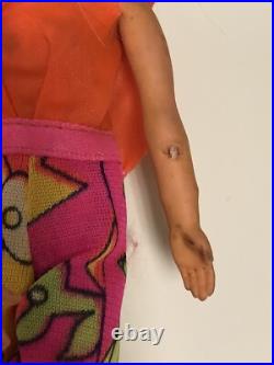 Vtg Topper Dawn and her Friends Doll Case 9 Dolls With Clothes & Accessories 70s