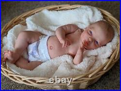WILLIAMS NURSERY REBORN BABY GIRL ART DOLL Realborn Joseph Awake NEWBORN belly
