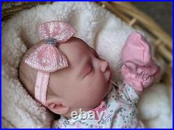 WILLIAMS NURSERY REBORN NEWBORN BABY GIRL DOLL Realborn Kelsey Asleep Preemie 16