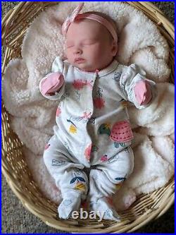 WILLIAMS NURSERY REBORN NEWBORN BABY GIRL DOLL Realborn Kelsey Asleep Preemie 16