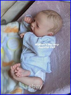 WILLIAMS NURSERY Reborn Baby BOY Doll 19 Realborn Blake Awake realistic Newborn