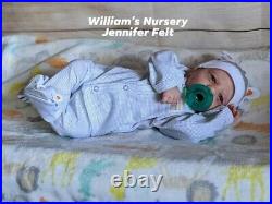 WILLIAMS NURSERY Reborn Baby BOY Doll 19 Realborn Blake Awake realistic Newborn