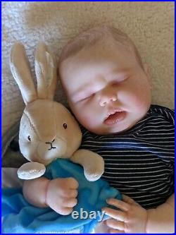 WILLIAMS NURSERY Reborn Baby BOY Doll 20.5 Realborn Harlow Realistic Newborn