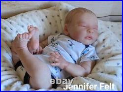 WILLIAMS NURSERY Reborn Baby BOY Newborn Doll 18 Realborn Joseph Asleep COA